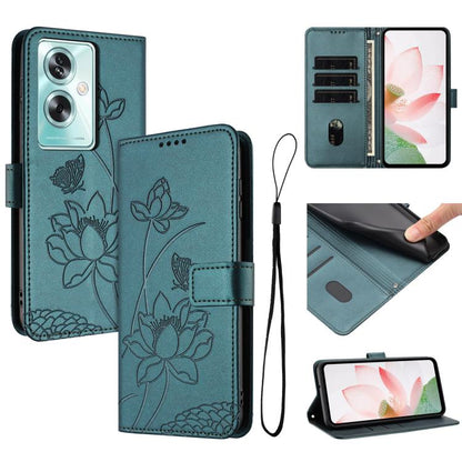 Lotus Embossed Leather Phone Case with Lanyard, For OPPO Reno16 F / Reno16 FS 5G, For OPPO Reno16 / Reno16 Pro 5G Global, For OPPO Reno15 F 5G Global, For OPPO Reno15 Pro Max 5G Global, For OPPO A6x 5G / A6 5G, For OPPO Reno15 Pro 5G Global            ...