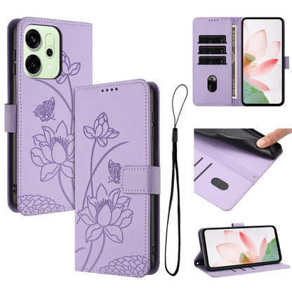 Lotus Embossed Leather Phone Case with Lanyard, For OPPO Reno16 F / Reno16 FS 5G, For OPPO Reno16 / Reno16 Pro 5G Global, For OPPO Reno15 F 5G Global, For OPPO Reno15 Pro Max 5G Global, For OPPO A6x 5G / A6 5G, For OPPO Reno15 Pro 5G Global            ...