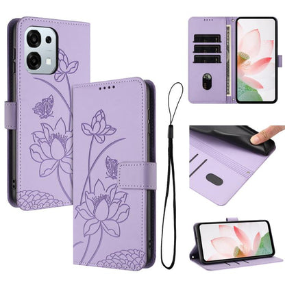 Lotus Embossed Leather Phone Case with Lanyard, For OPPO Reno16 F / Reno16 FS 5G, For OPPO Reno16 / Reno16 Pro 5G Global, For OPPO Reno15 F 5G Global, For OPPO Reno15 Pro Max 5G Global, For OPPO A6x 5G / A6 5G, For OPPO Reno15 Pro 5G Global            ...