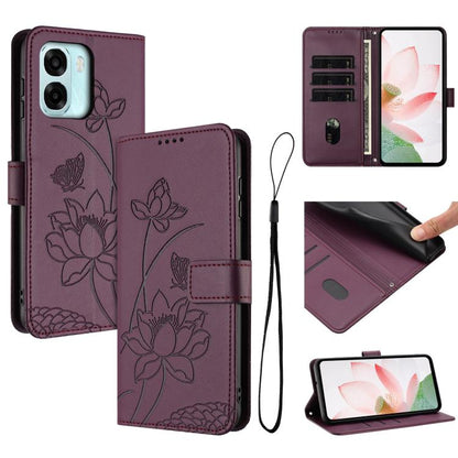 Lotus Embossed Leather Phone Case with Lanyard, For OPPO Reno16 F / Reno16 FS 5G, For OPPO Reno16 / Reno16 Pro 5G Global, For OPPO Reno15 F 5G Global, For OPPO Reno15 Pro Max 5G Global, For OPPO A6x 5G / A6 5G, For OPPO Reno15 Pro 5G Global            ...