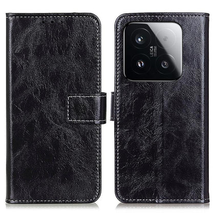 Retro Crazy Horse Texture Leather Phone Case, For Xiaomi 17T Pro 5G, For Xiaomi 17T 5G, For Xiaomi 17 Pro Max, For Xiaomi 17 Pro, For Xiaomi 17, For Xiaomi 15T Pro 5G, For Xiaomi 15T 5G
