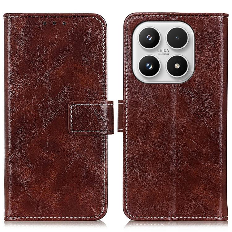 Retro Crazy Horse Texture Leather Phone Case, For Xiaomi 17T Pro 5G, For Xiaomi 17T 5G, For Xiaomi 17 Pro Max, For Xiaomi 17 Pro, For Xiaomi 17, For Xiaomi 15T Pro 5G, For Xiaomi 15T 5G