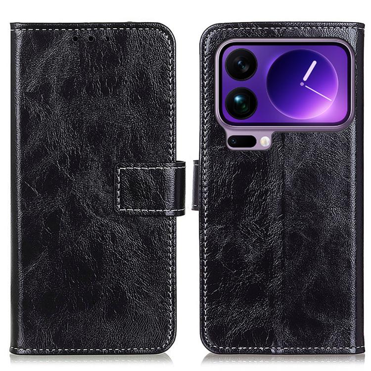 Retro Crazy Horse Texture Leather Phone Case, For Xiaomi 17T Pro 5G, For Xiaomi 17T 5G, For Xiaomi 17 Pro Max, For Xiaomi 17 Pro, For Xiaomi 17, For Xiaomi 15T Pro 5G, For Xiaomi 15T 5G