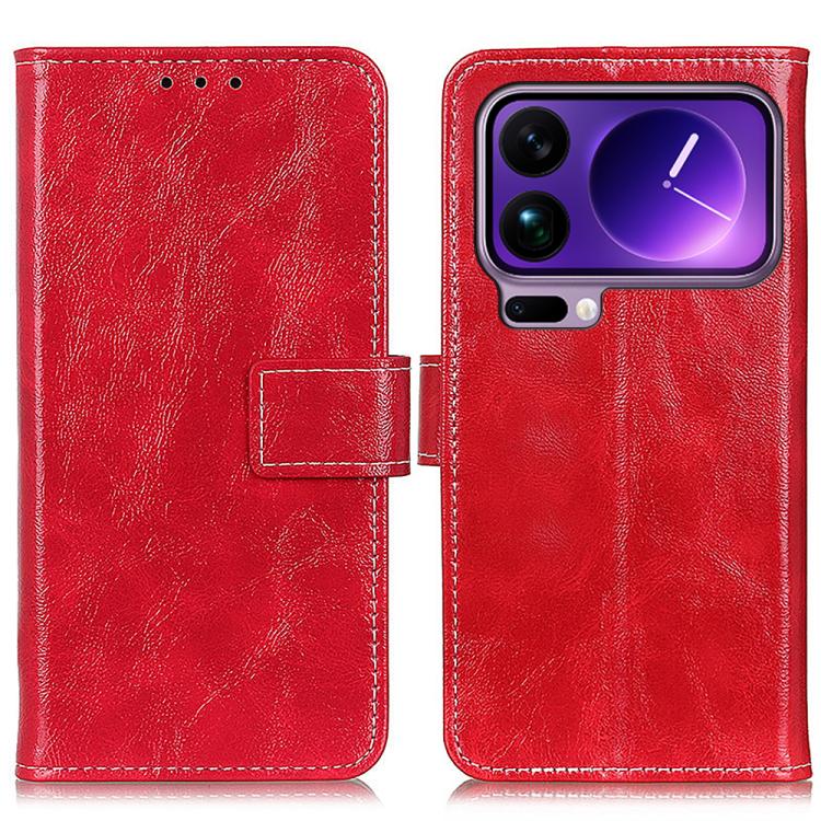 Retro Crazy Horse Texture Leather Phone Case, For Xiaomi 17T Pro 5G, For Xiaomi 17T 5G, For Xiaomi 17 Pro Max, For Xiaomi 17 Pro, For Xiaomi 17, For Xiaomi 15T Pro 5G, For Xiaomi 15T 5G