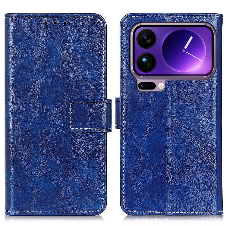 Retro Crazy Horse Texture Leather Phone Case, For Xiaomi 17T Pro 5G, For Xiaomi 17T 5G, For Xiaomi 17 Pro Max, For Xiaomi 17 Pro, For Xiaomi 17, For Xiaomi 15T Pro 5G, For Xiaomi 15T 5G