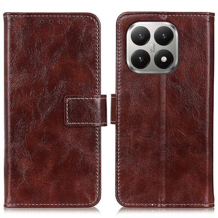 Retro Crazy Horse Texture Leather Phone Case, For Xiaomi 17T Pro 5G, For Xiaomi 17T 5G, For Xiaomi 17 Pro Max, For Xiaomi 17 Pro, For Xiaomi 17, For Xiaomi 15T Pro 5G, For Xiaomi 15T 5G