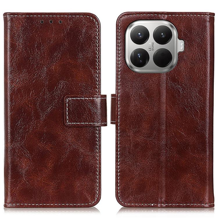 Retro Crazy Horse Texture Leather Phone Case, For Xiaomi 17T Pro 5G, For Xiaomi 17T 5G, For Xiaomi 17 Pro Max, For Xiaomi 17 Pro, For Xiaomi 17, For Xiaomi 15T Pro 5G, For Xiaomi 15T 5G