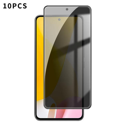 10pcs Kalebol High-Aluminum Screen-Printed Full-Coverage Black-Border Privacy Tempered Glass Film, For Xiaomi Poco M8 Power 5G, For Xiaomi 17T Pro 5G, For Xiaomi Poco C81 Pro 4G, For Xiaomi 17T 5G, For Xiaomi 17 Ultra, For Xiaomi 17 Pro Max            ...