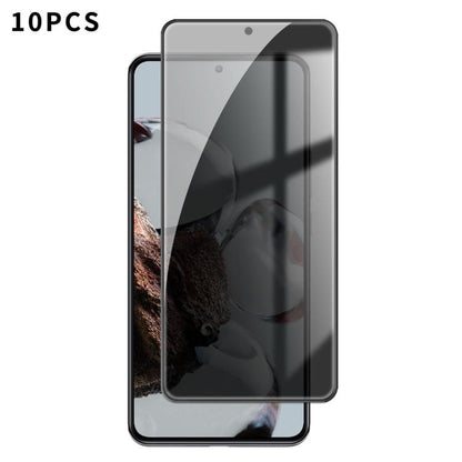 10pcs Kalebol High-Aluminum Screen-Printed Full-Coverage Black-Border Privacy Tempered Glass Film, For Xiaomi Poco M8 Power 5G, For Xiaomi 17T Pro 5G, For Xiaomi Poco C81 Pro 4G, For Xiaomi 17T 5G, For Xiaomi 17 Ultra, For Xiaomi 17 Pro Max            ...