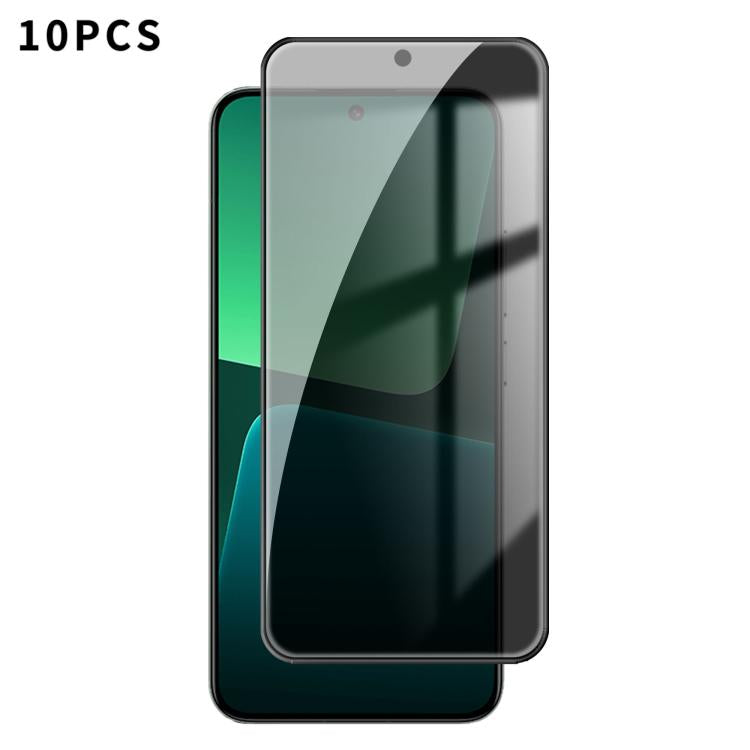 10pcs Kalebol High-Aluminum Screen-Printed Full-Coverage Black-Border Privacy Tempered Glass Film, For Xiaomi Poco M8 Power 5G, For Xiaomi 17T Pro 5G, For Xiaomi Poco C81 Pro 4G, For Xiaomi 17T 5G, For Xiaomi 17 Ultra, For Xiaomi 17 Pro Max            ...