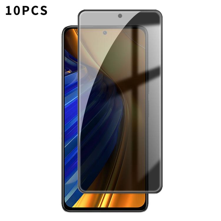 10pcs Kalebol High-Aluminum Screen-Printed Full-Coverage Black-Border Privacy Tempered Glass Film, For Xiaomi Poco M8 Power 5G, For Xiaomi 17T Pro 5G, For Xiaomi Poco C81 Pro 4G, For Xiaomi 17T 5G, For Xiaomi 17 Ultra, For Xiaomi 17 Pro Max            ...