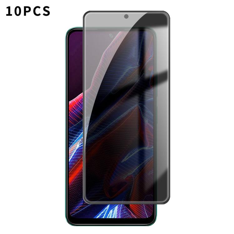10pcs Kalebol High-Aluminum Screen-Printed Full-Coverage Black-Border Privacy Tempered Glass Film, For Xiaomi Poco M8 Power 5G, For Xiaomi 17T Pro 5G, For Xiaomi Poco C81 Pro 4G, For Xiaomi 17T 5G, For Xiaomi 17 Ultra, For Xiaomi 17 Pro Max            ...