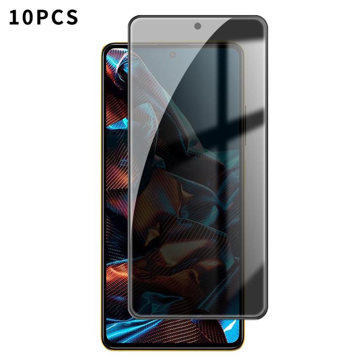 10pcs Kalebol High-Aluminum Screen-Printed Full-Coverage Black-Border Privacy Tempered Glass Film, For Xiaomi Poco M8 Power 5G, For Xiaomi 17T Pro 5G, For Xiaomi Poco C81 Pro 4G, For Xiaomi 17T 5G, For Xiaomi 17 Ultra, For Xiaomi 17 Pro Max            ...