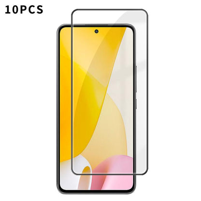 10pcs Kalebol High-Aluminum Screen-Printed Full-Coverage Anti-Fingerprint Black-Bordered HD Tempered Glass Film, For Xiaomi Poco M8 Power 5G, For Xiaomi 17T Pro 5G, For Xiaomi Poco C81 Pro 4G, For Xiaomi 17T 5G, For Xiaomi 17 Ultra, For Xiaomi 17 Pro M...