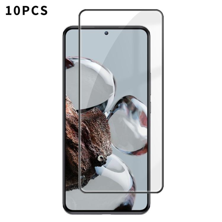10pcs Kalebol High-Aluminum Screen-Printed Full-Coverage Anti-Fingerprint Black-Bordered HD Tempered Glass Film, For Xiaomi Poco M8 Power 5G, For Xiaomi 17T Pro 5G, For Xiaomi Poco C81 Pro 4G, For Xiaomi 17T 5G, For Xiaomi 17 Ultra, For Xiaomi 17 Pro M...