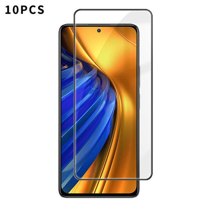 10pcs Kalebol High-Aluminum Screen-Printed Full-Coverage Anti-Fingerprint Black-Bordered HD Tempered Glass Film, For Xiaomi Poco M8 Power 5G, For Xiaomi 17T Pro 5G, For Xiaomi Poco C81 Pro 4G, For Xiaomi 17T 5G, For Xiaomi 17 Ultra, For Xiaomi 17 Pro M...