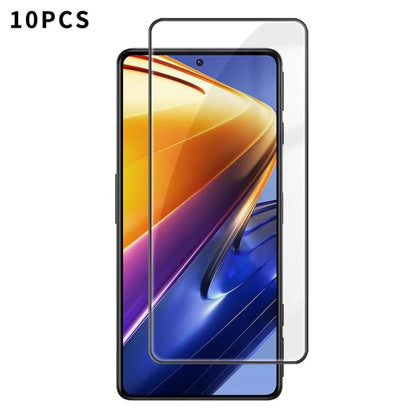 10pcs Kalebol High-Aluminum Screen-Printed Full-Coverage Anti-Fingerprint Black-Bordered HD Tempered Glass Film, For Xiaomi Poco M8 Power 5G, For Xiaomi 17T Pro 5G, For Xiaomi Poco C81 Pro 4G, For Xiaomi 17T 5G, For Xiaomi 17 Ultra, For Xiaomi 17 Pro M...