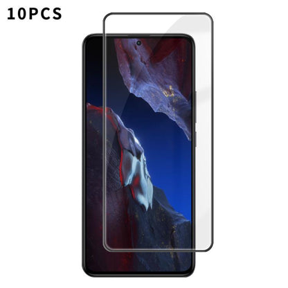10pcs Kalebol High-Aluminum Screen-Printed Full-Coverage Anti-Fingerprint Black-Bordered HD Tempered Glass Film, For Xiaomi Poco M8 Power 5G, For Xiaomi 17T Pro 5G, For Xiaomi Poco C81 Pro 4G, For Xiaomi 17T 5G, For Xiaomi 17 Ultra, For Xiaomi 17 Pro M...