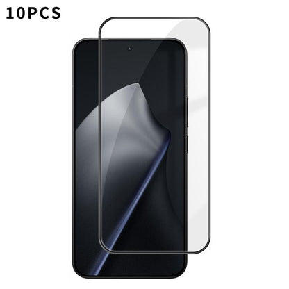 10pcs Kalebol High-Aluminum Screen-Printed Full-Coverage Anti-Fingerprint Black-Bordered HD Tempered Glass Film, For Xiaomi Poco M8 Power 5G, For Xiaomi 17T Pro 5G, For Xiaomi Poco C81 Pro 4G, For Xiaomi 17T 5G, For Xiaomi 17 Ultra, For Xiaomi 17 Pro M...