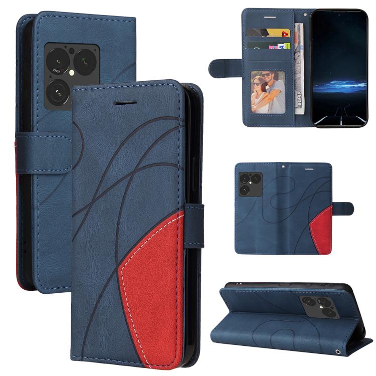 Dual-color Splicing Flip Leather Phone Case, For Sony Xperia 1 VIII, For Sony Xperia 10 VII