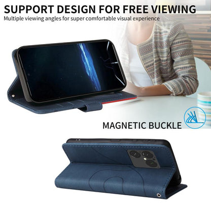 Dual-color Splicing Flip Leather Phone Case, For Sony Xperia 1 VIII, For Sony Xperia 10 VII