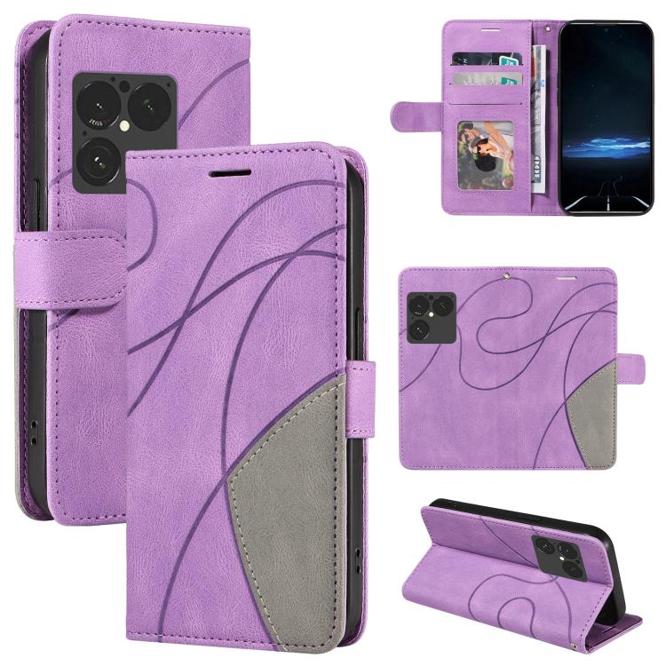 Dual-color Splicing Flip Leather Phone Case, For Sony Xperia 1 VIII, For Sony Xperia 10 VII