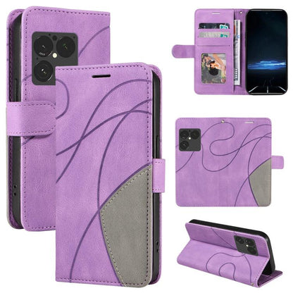 Dual-color Splicing Flip Leather Phone Case, For Sony Xperia 1 VIII, For Sony Xperia 10 VII