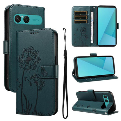 Dandelion Embossed Pattern Flip Leather Phone Case, For Sony Xperia 1 VIII, For Sony Xperia 10 VII