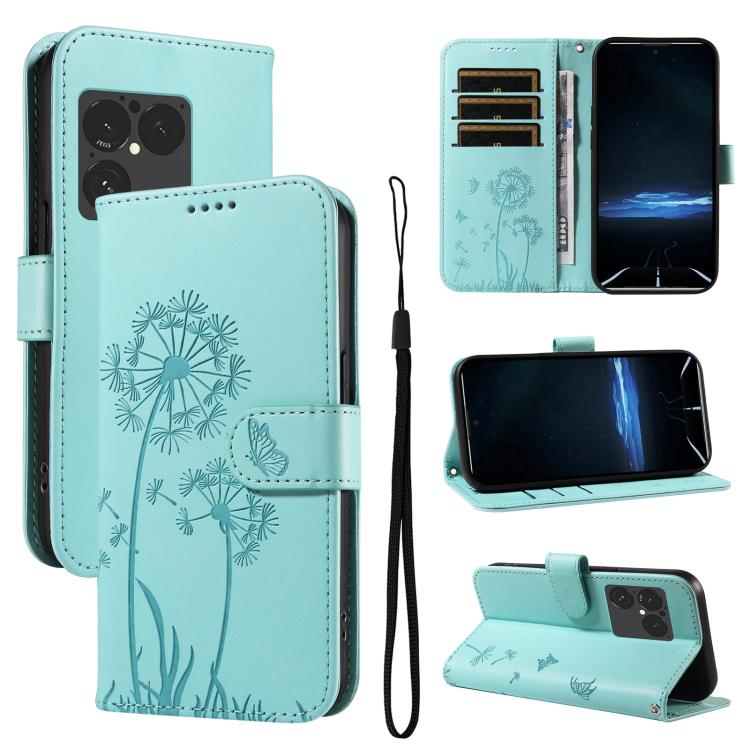 Dandelion Embossed Pattern Flip Leather Phone Case, For Sony Xperia 1 VIII, For Sony Xperia 10 VII