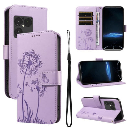 Dandelion Embossed Pattern Flip Leather Phone Case, For Sony Xperia 1 VIII, For Sony Xperia 10 VII