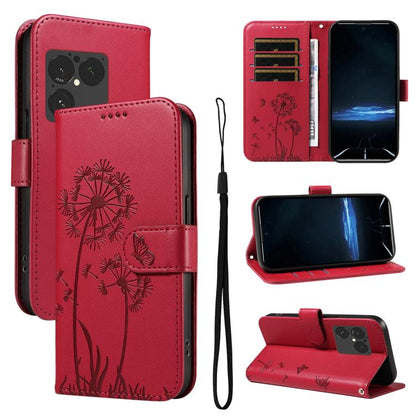 Dandelion Embossed Pattern Flip Leather Phone Case, For Sony Xperia 1 VIII, For Sony Xperia 10 VII