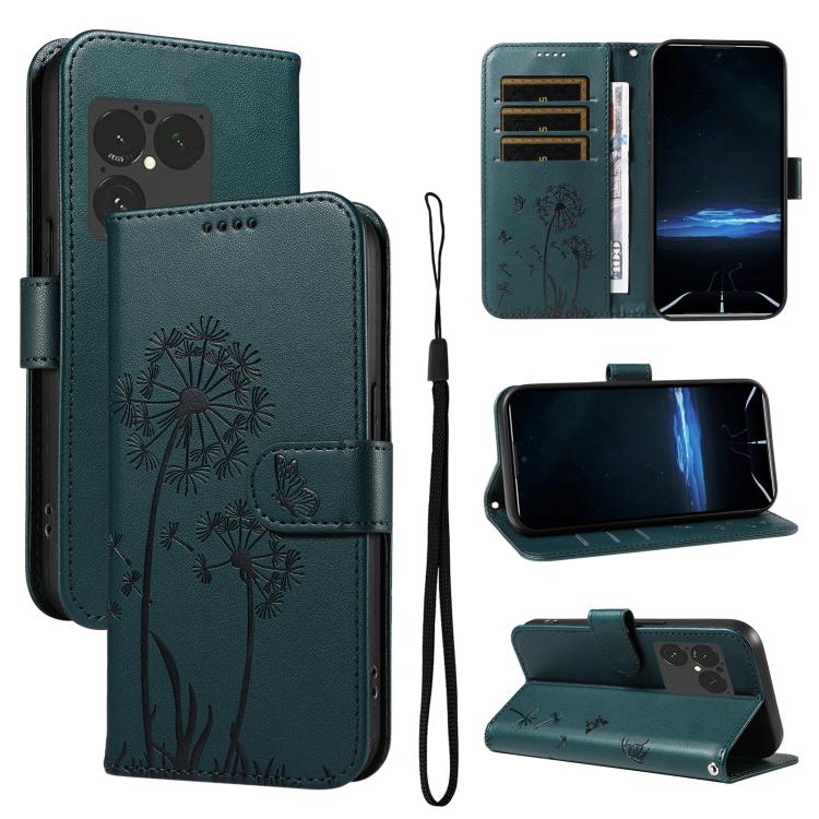 Dandelion Embossed Pattern Flip Leather Phone Case, For Sony Xperia 1 VIII, For Sony Xperia 10 VII