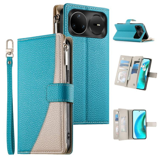 Stitching Multi-card Zipper Wallet Leather Phone Case with Short Strap, For Huawei nova 15 Pro / nova 15 Ultra, For Huawei Pura 80 Ultra 5G, For Huawei Pura 80 Pro 5G / Pura 80 Pro+ 5G, For Huawei Pura 80 5G