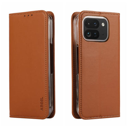 ABEEL AB01 RFID Blocking Leather Phone Case, For Google Pixel 11 Pro Fold, For Google Pixel 10 Pro Fold
