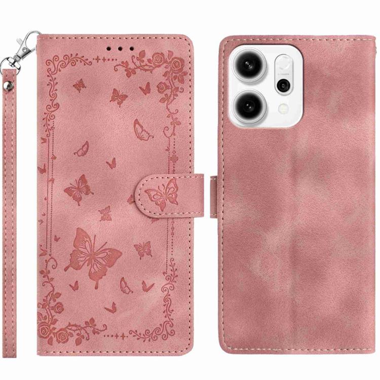 Secret Garden Butterfly Pattern Leather Phone Case, For OPPO Find X9, For OPPO A6 Pro 4G / 5G Global, For OPPO Find X9 Pro, For OPPO Reno14 Global, For OPPO Find X8 Pro