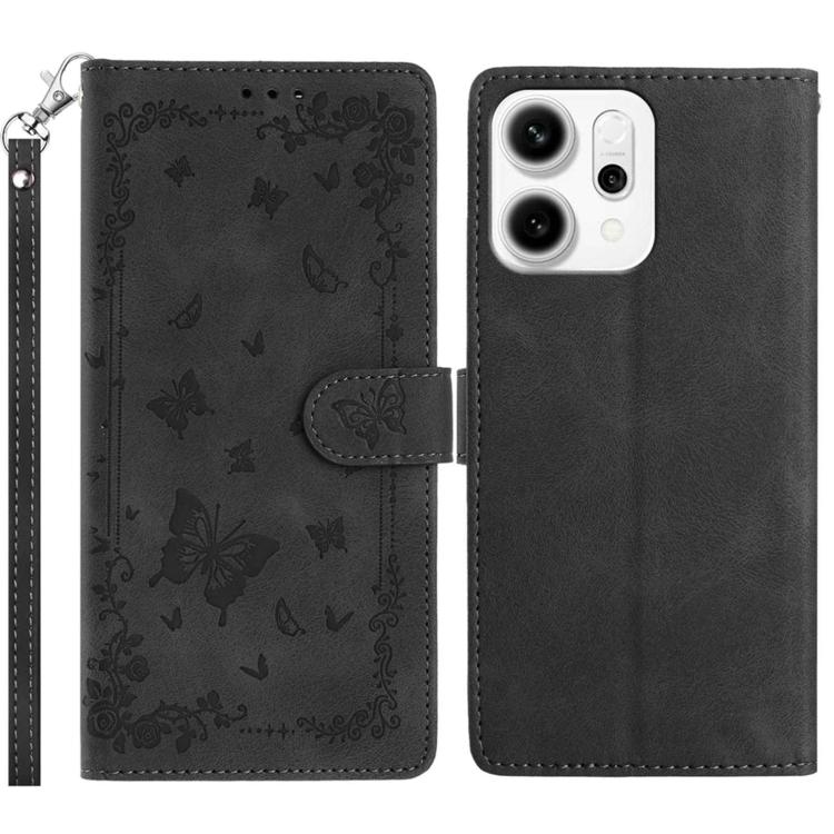 Secret Garden Butterfly Pattern Leather Phone Case, For OPPO Find X9, For OPPO A6 Pro 4G / 5G Global, For OPPO Find X9 Pro, For OPPO Reno14 Global, For OPPO Find X8 Pro