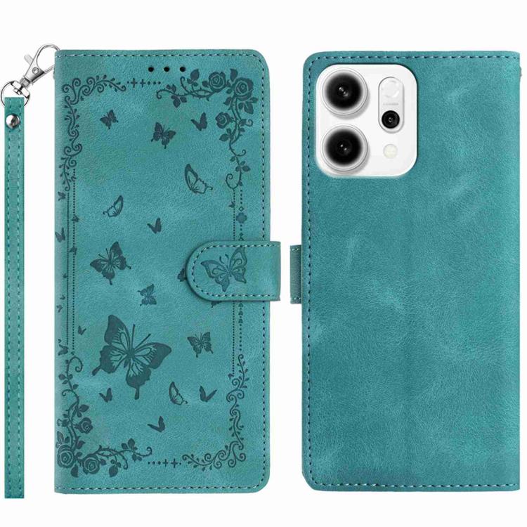 Secret Garden Butterfly Pattern Leather Phone Case, For OPPO Find X9, For OPPO A6 Pro 4G / 5G Global, For OPPO Find X9 Pro, For OPPO Reno14 Global, For OPPO Find X8 Pro