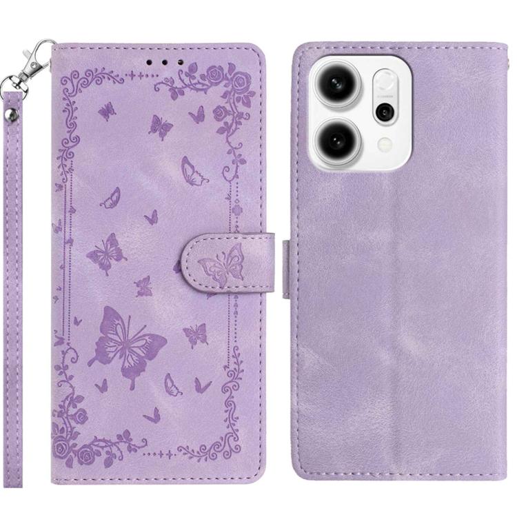 Secret Garden Butterfly Pattern Leather Phone Case, For OPPO Find X9, For OPPO A6 Pro 4G / 5G Global, For OPPO Find X9 Pro, For OPPO Reno14 Global, For OPPO Find X8 Pro