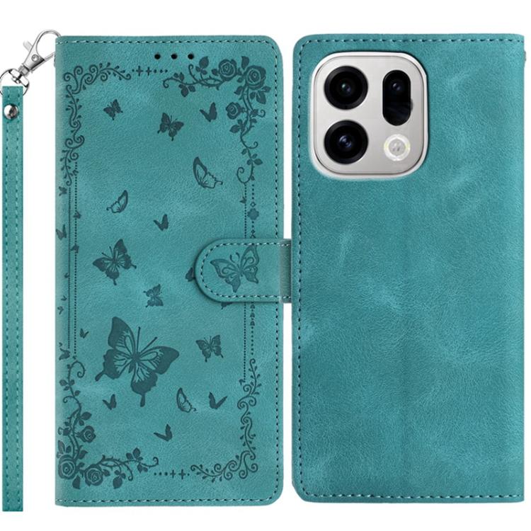 Secret Garden Butterfly Pattern Leather Phone Case, For OPPO Find X9, For OPPO A6 Pro 4G / 5G Global, For OPPO Find X9 Pro, For OPPO Reno14 Global, For OPPO Find X8 Pro