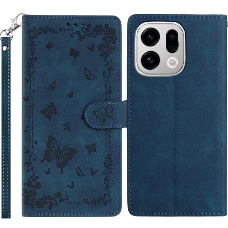 Secret Garden Butterfly Pattern Leather Phone Case, For OPPO Find X9, For OPPO A6 Pro 4G / 5G Global, For OPPO Find X9 Pro, For OPPO Reno14 Global, For OPPO Find X8 Pro
