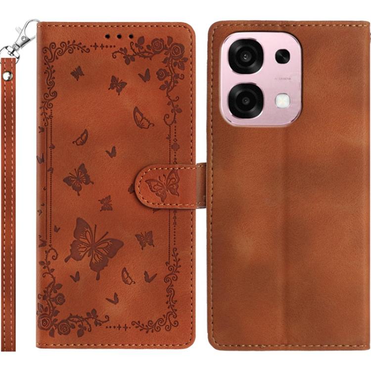 Secret Garden Butterfly Pattern Leather Phone Case, For OPPO Find X9, For OPPO A6 Pro 4G / 5G Global, For OPPO Find X9 Pro, For OPPO Reno14 Global, For OPPO Find X8 Pro