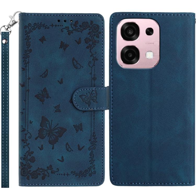 Secret Garden Butterfly Pattern Leather Phone Case, For OPPO Find X9, For OPPO A6 Pro 4G / 5G Global, For OPPO Find X9 Pro, For OPPO Reno14 Global, For OPPO Find X8 Pro