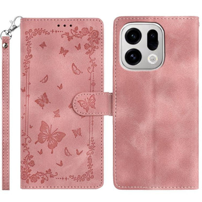 Secret Garden Butterfly Pattern Leather Phone Case, For OPPO Find X9, For OPPO A6 Pro 4G / 5G Global, For OPPO Find X9 Pro, For OPPO Reno14 Global, For OPPO Find X8 Pro