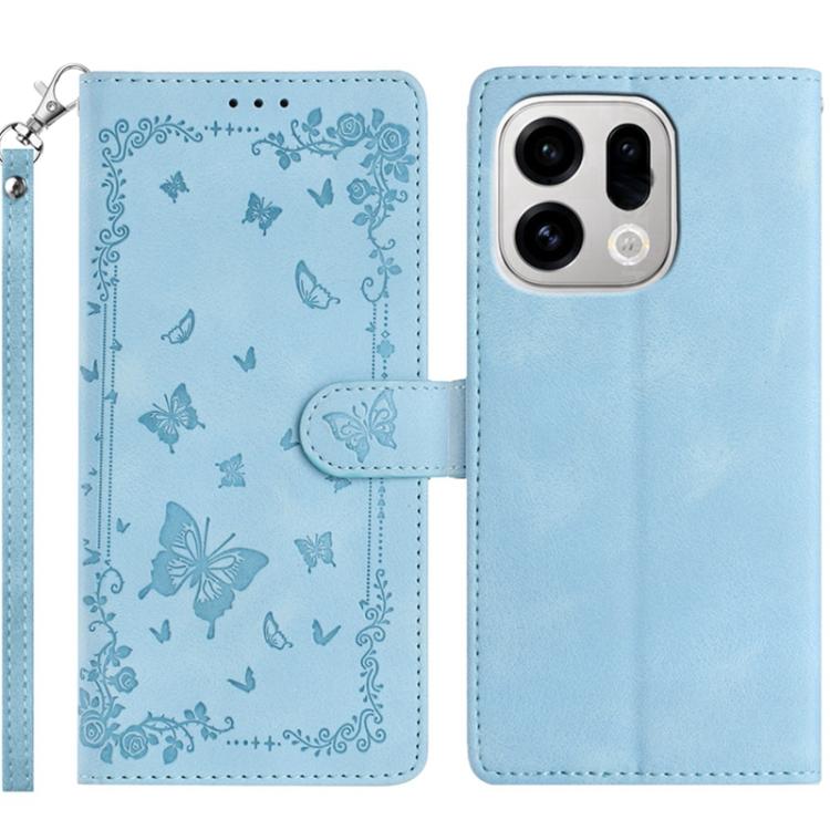 Secret Garden Butterfly Pattern Leather Phone Case, For OPPO Find X9, For OPPO A6 Pro 4G / 5G Global, For OPPO Find X9 Pro, For OPPO Reno14 Global, For OPPO Find X8 Pro