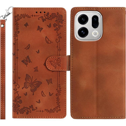 Secret Garden Butterfly Pattern Leather Phone Case, For OPPO Find X9, For OPPO A6 Pro 4G / 5G Global, For OPPO Find X9 Pro, For OPPO Reno14 Global, For OPPO Find X8 Pro