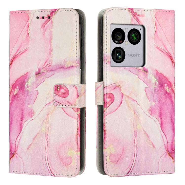Painted Marble Pattern Leather Phone Case, For Sony Xperia 1 VIII, For Sony Xperia 10 VII