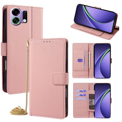Crossbody Chain Triangle Leather Phone Case, For OPPO A6s 4G, For OPPO Reno15 5G Global, For OPPO K13 Turbo Pro 5G, For OPPO Reno14 F 5G