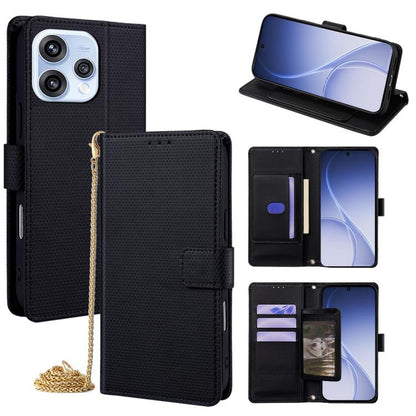 Crossbody Chain Triangle Leather Phone Case, For OPPO A6s 4G, For OPPO Reno15 5G Global, For OPPO K13 Turbo Pro 5G, For OPPO Reno14 F 5G