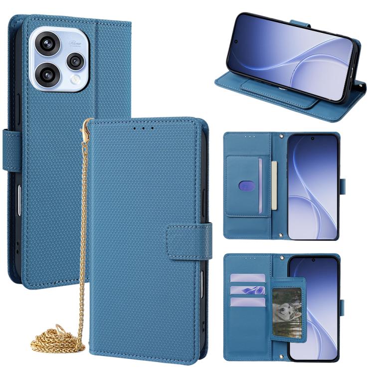 Crossbody Chain Triangle Leather Phone Case, For OPPO A6s 4G, For OPPO Reno15 5G Global, For OPPO K13 Turbo Pro 5G, For OPPO Reno14 F 5G