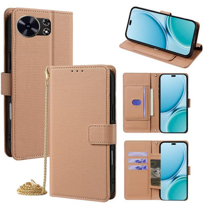 Crossbody Chain Triangle Leather Phone Case, For Huawei nova 15 Ultra, For Huawei nova 15 Pro, For Huawei nova 15, For Huawei Maimang 40 5G, For Huawei Pura 80 5G